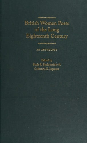 British women poets of the long eighteenth century