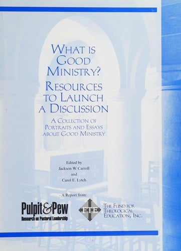 What is good ministry?