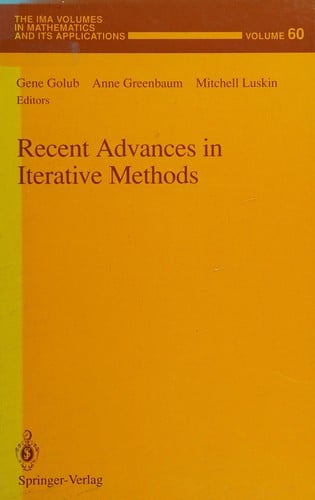 Recent advances in iterative methods