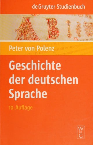 Geschichte der deutschen Sprache