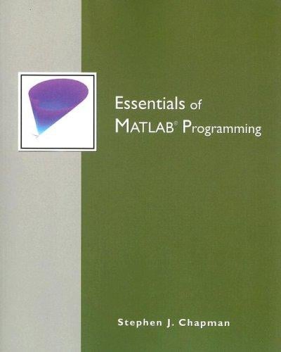 Essentials of MATLAB® programming