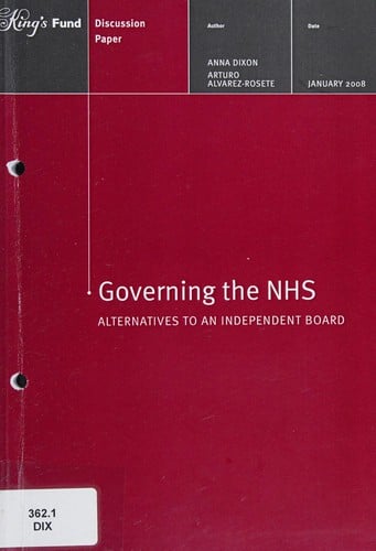 Governing the NHS