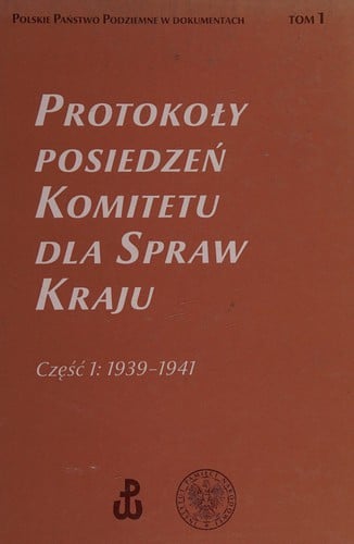 Protokoły posiedzeń Komitetu dla Spraw Kraju