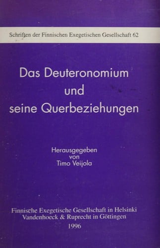 Das Deuteronomium und seine Querbeziehungen