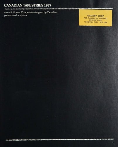 Canadian tapestries, 1977