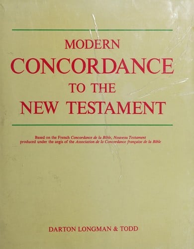 Modern concordance to the New Testament