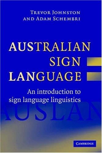 Australian sign language (Auslan)
