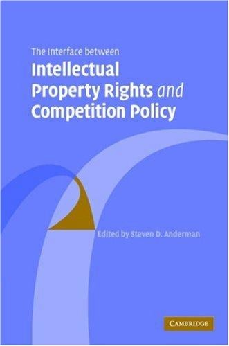 The Interface Between Intellectual Property Rights and Competition Policy