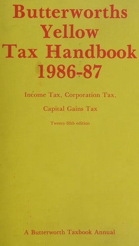 Butterworths yellow tax handbook