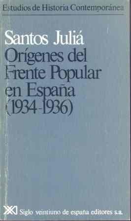 Orígenes del frente popular en España (1934-1936)