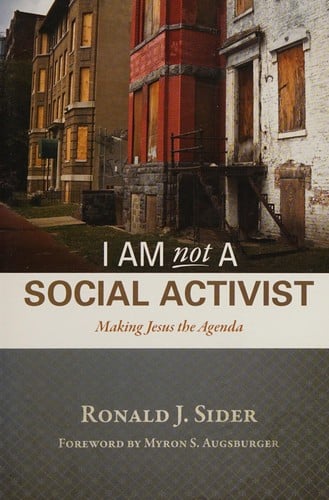I am not a social activist