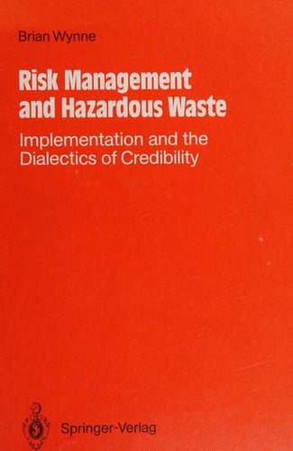 Risk management and hazardous waste