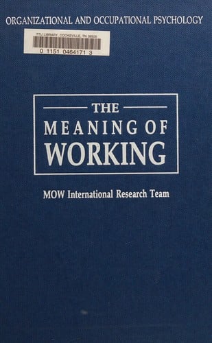 The Meaning of working