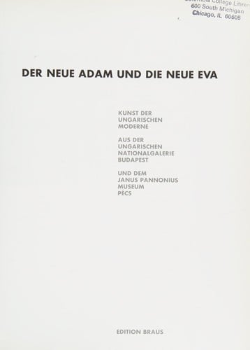 Der neue Adam und die neue Eva