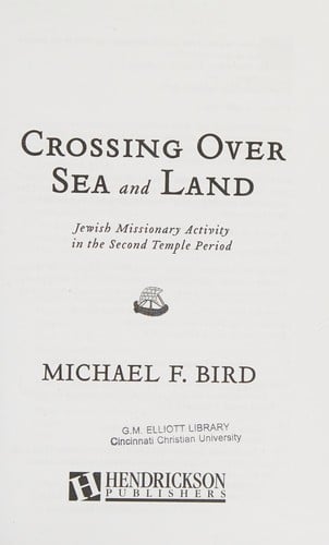 Crossing over sea and land