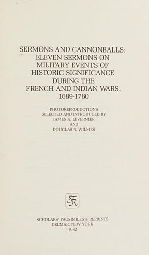 Sermons and cannonballs