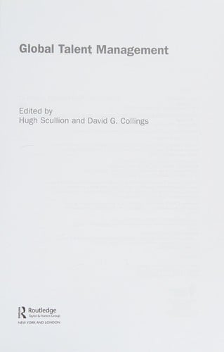 Global talent management