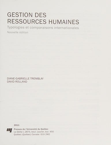 Gestion des ressources humaines