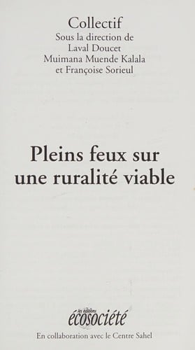 Pleins feux sur une ruralité viable