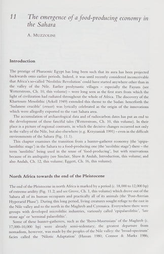 The Archaeology of Africa