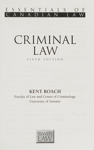 Criminal law