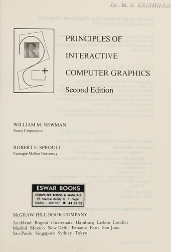 Principles of Interactive Computer Graphics