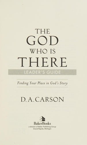 The God who is there