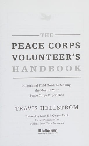 The Peace Corps volunteer's handbook