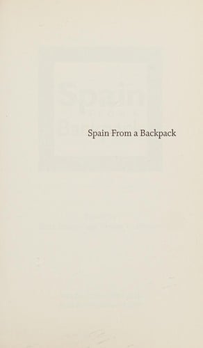 Spain from a backpack