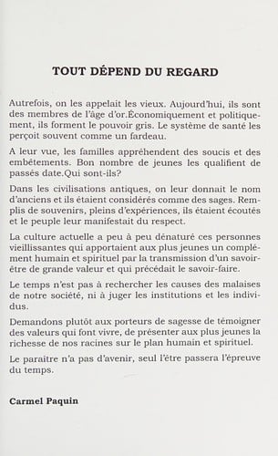 Footprints in the dusk of life