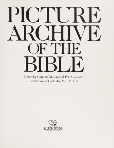 Picture archive of the Bible