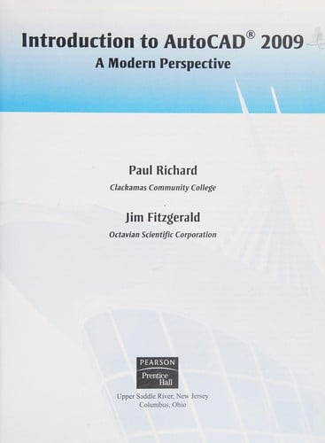 Introduction to AutoCAD 2009