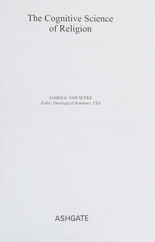 The cognitive science of religion