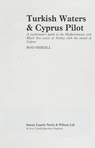 Turkish waters & Cyprus pilot