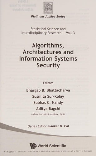 Algorithms, architectures and information systems security