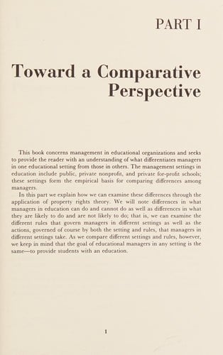 School business administration