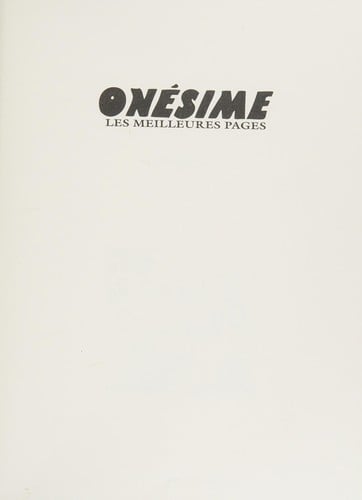 Onésime