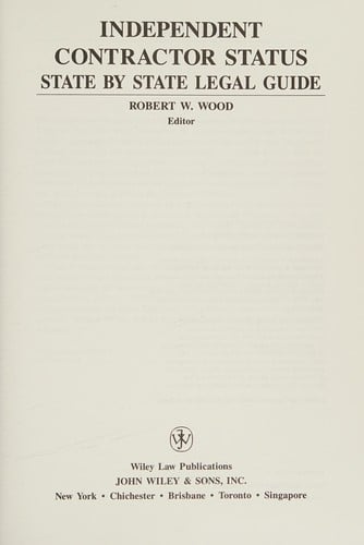 Independent contractor status