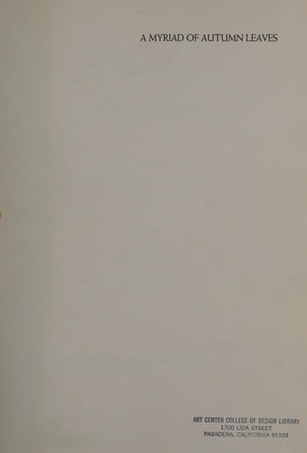 A Myriad of autumn leaves