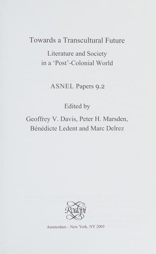 Towards a transcultural future