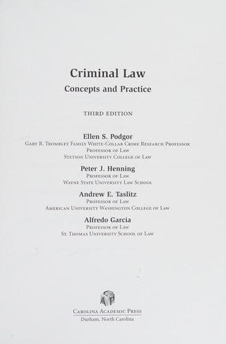 Criminal law