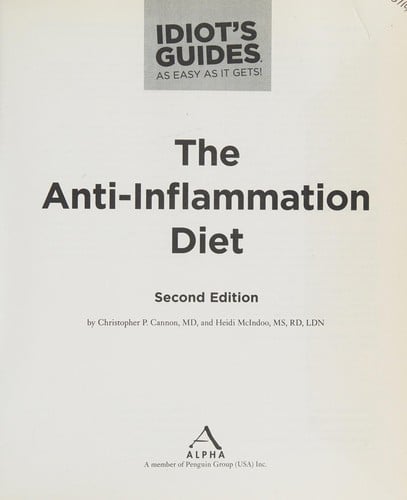 The anti-inflammation diet