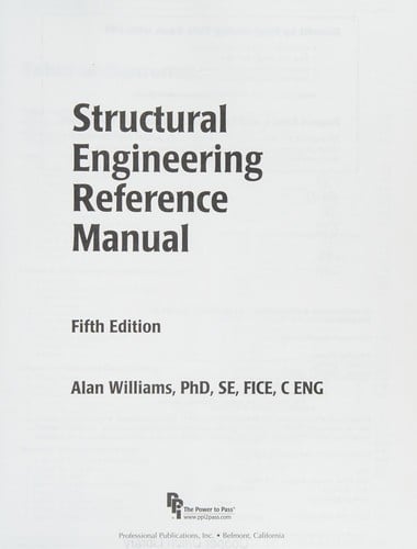 Structural engineering reference manual