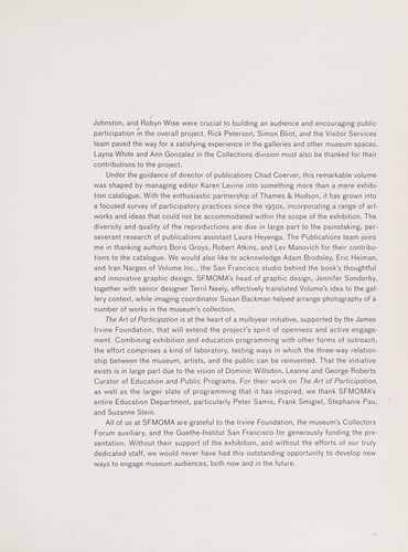 The art of participation