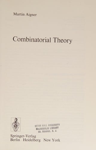 Combinatorial theory