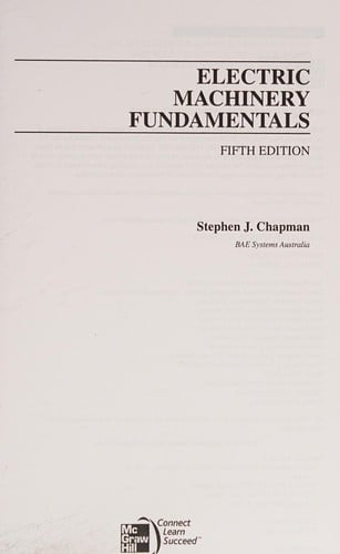 Electric machinery fundamentals