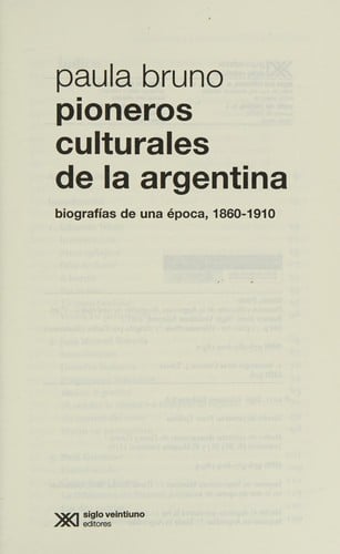 Pioneros culturales de la Argentina