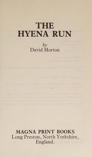 The hyena run