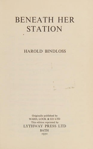 Beneath her station
