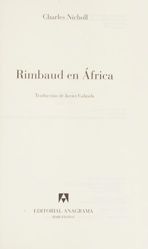 Rimbaud En Africa